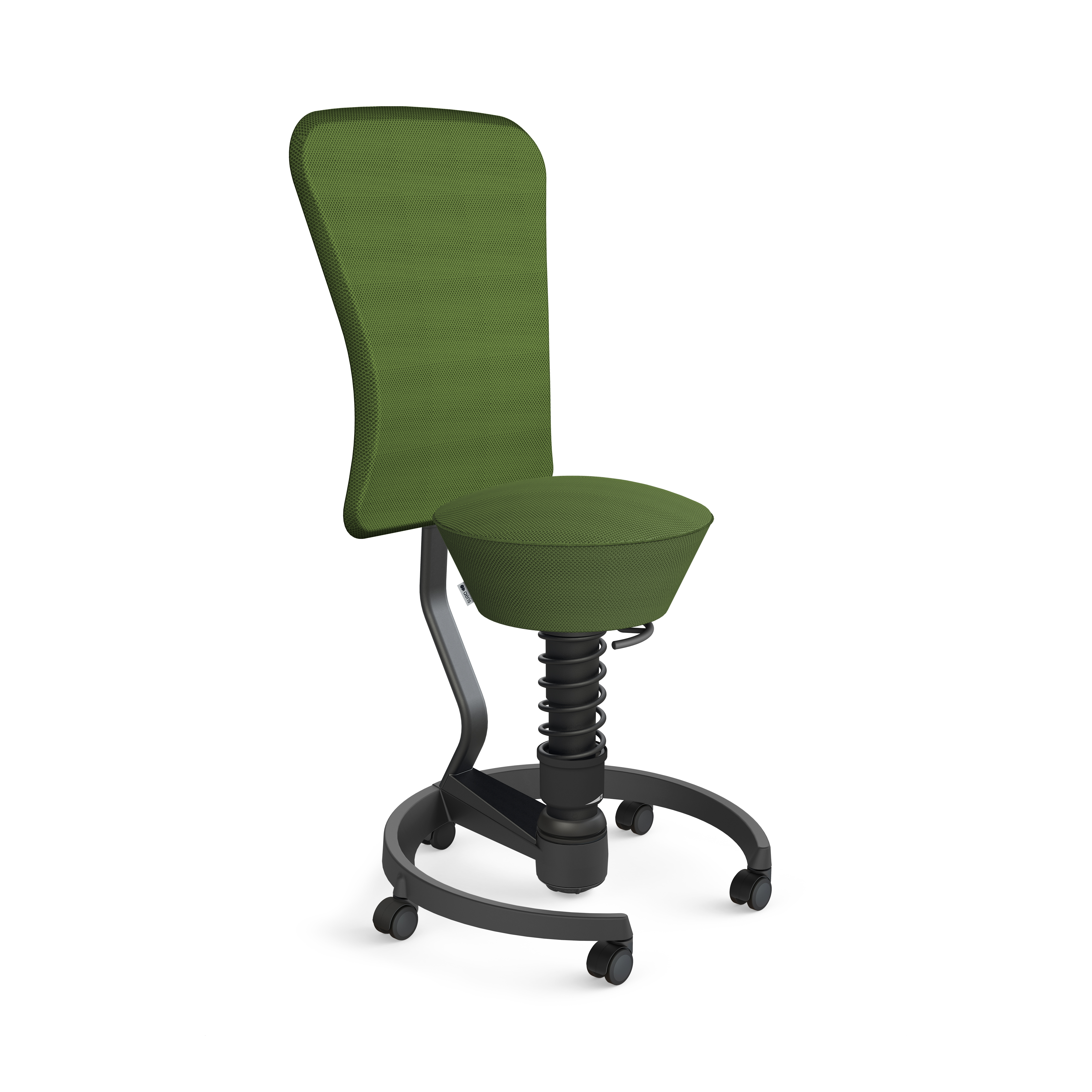 3-D-Hocker Swopper mit Rückenlehne