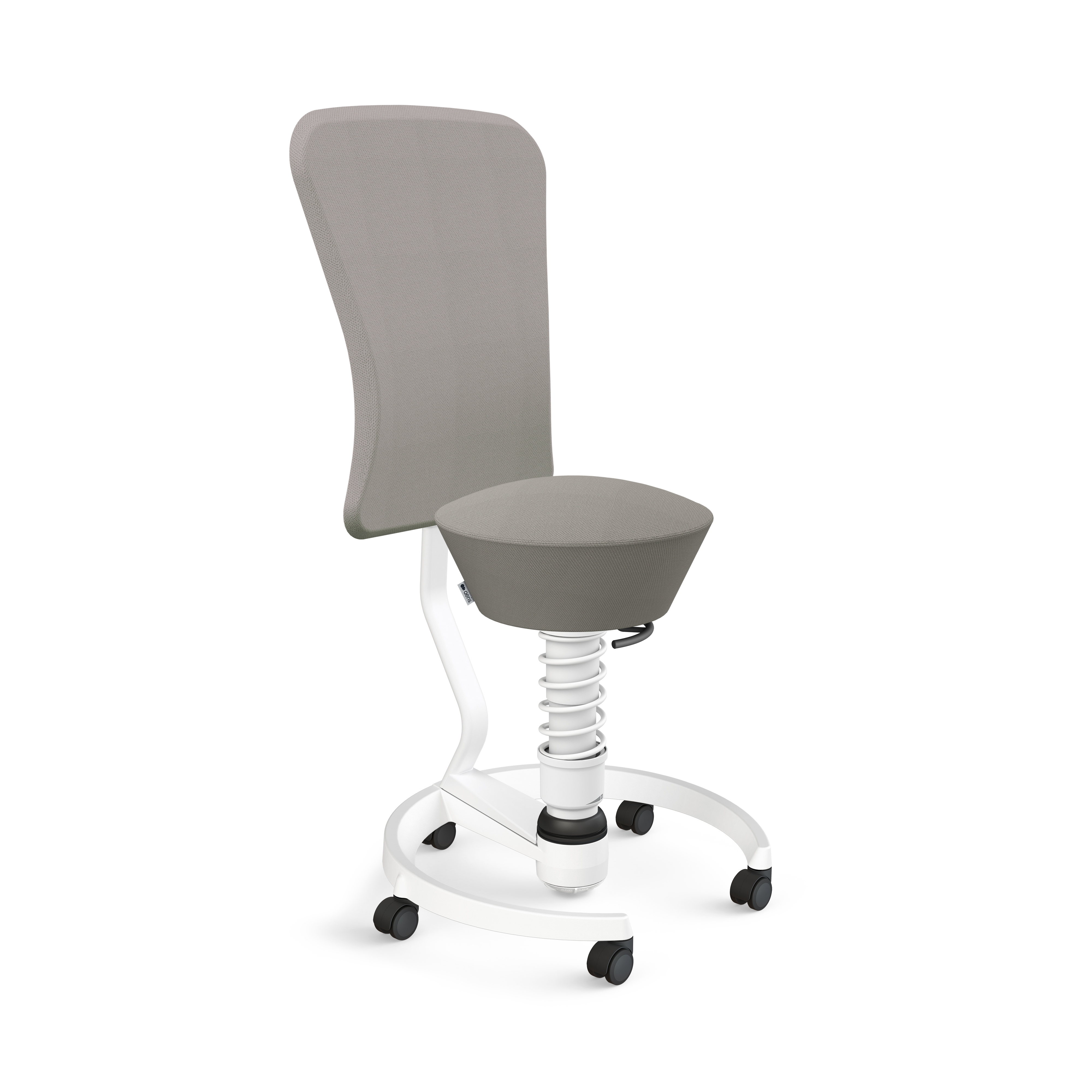 3-D-Hocker Swopper mit Rückenlehne